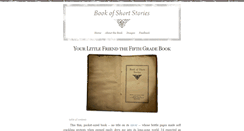 Desktop Screenshot of bookofshortstories.com